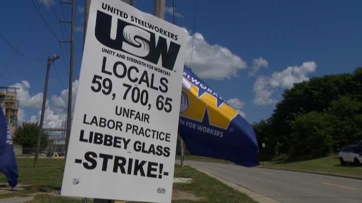 Libbey Glass strike enters 8th week as some workers cross picket line