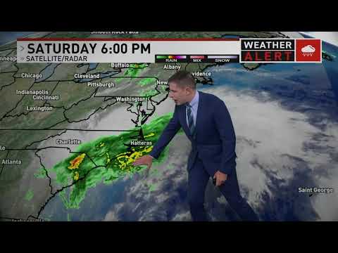 Heavy rain and wind to arrive for holiday weekend