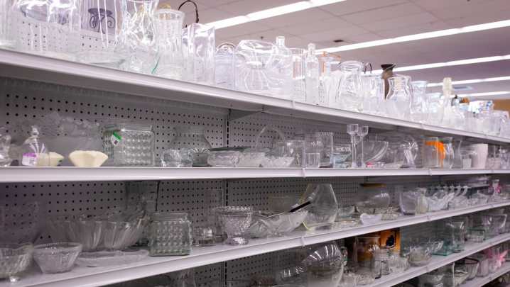 The Valuable Depression-Era Glassware You Can Find At The Thrift (If You're Lucky)