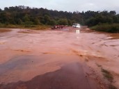 Cierre temporal de vía que conecta con Caratal por desbordamiento de...