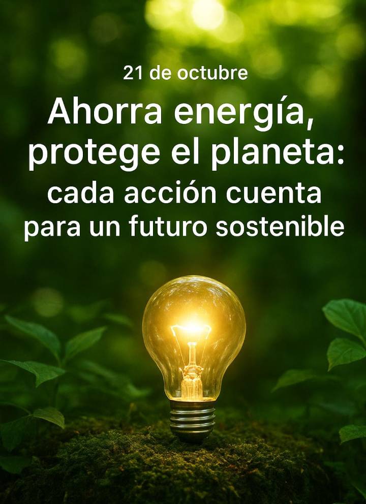 Ahorra energía, protege el planeta: cada acción cuenta para un futuro sostenible