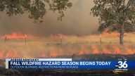 Fall wildfire hazard season begins