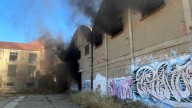 Se incendia la antigua azucarera de Veguellina de Órbigo