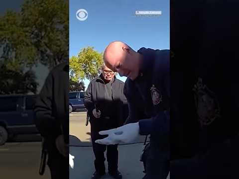 Firefighter finds diamond that fell out of motorcyclist’s ring after traffic incident #shorts