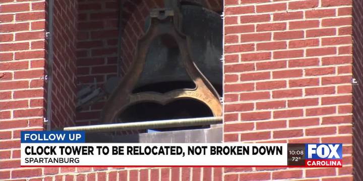 Spartanburg residents successfully save parts of downtown clocktower