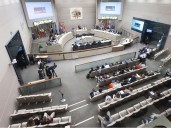 During the civic election, who is listening to the voice of our city?