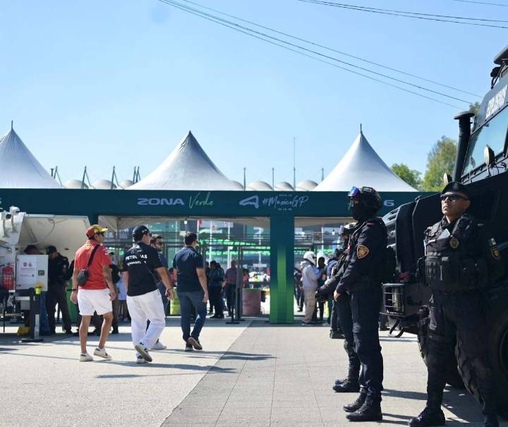 Reportan saldo blanco tras operativo de seguridad en el GP de México 2025