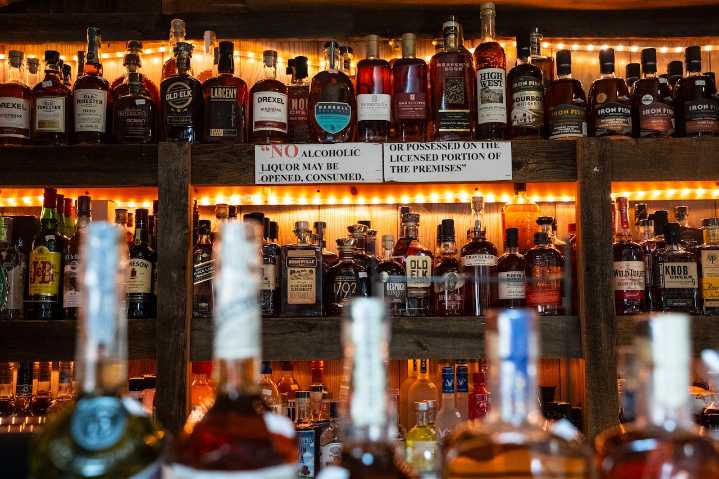 Michigan general store tucked into a national forest has a surprisingly big bourbon collection