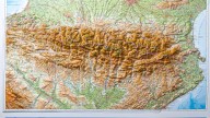 Un mapa en relieve y a escala para ver el Pirineo con todo detalle