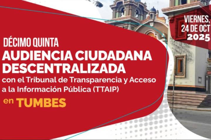 Minjusdh desarrollará audiencia descentralizada en Tumbes para impulsar transparencia