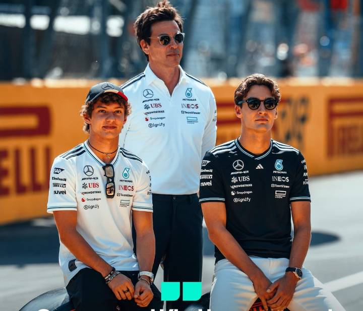 Russell y Antonelli seguirán como pilotos de Mercedes en 2026