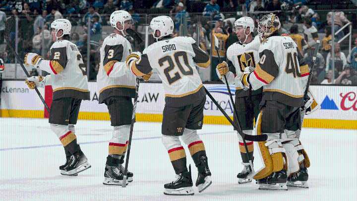 Smith scores in OT, Golden Knights rally past Sharks