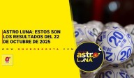 Astro Luna: estos son los resultados del 22 de octubre de 2025 - Noticias de Bogotá y Cundinamarca