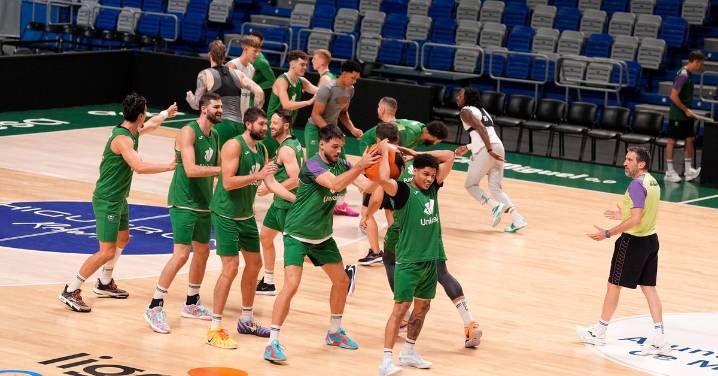 Buen rollo antes del Unicaja