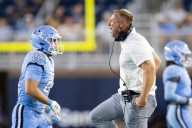 With nod to history, surging ODU focuses on present in visit to Marshall