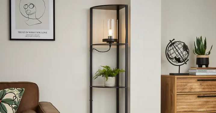 Dunelm's £60 corner floor lamp that 'doesn't take up much space' is ideal for small homes