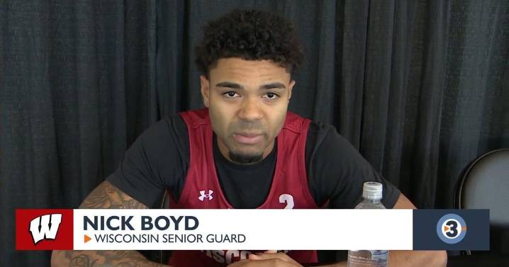 Nick Boyd fired up to be a Badger
