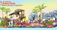 San Diego Zoo rinde tributo a los elefantes en el Desfile de las Rosas 2026