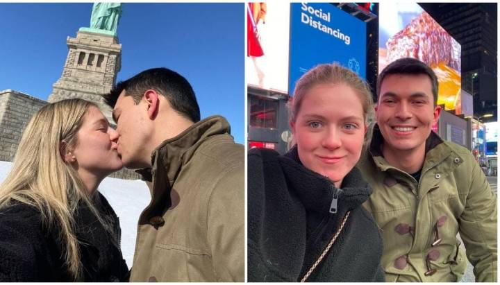 "Te dejo mis alas": la despedida de pareja de piloto de la FACh que murió en Aysén