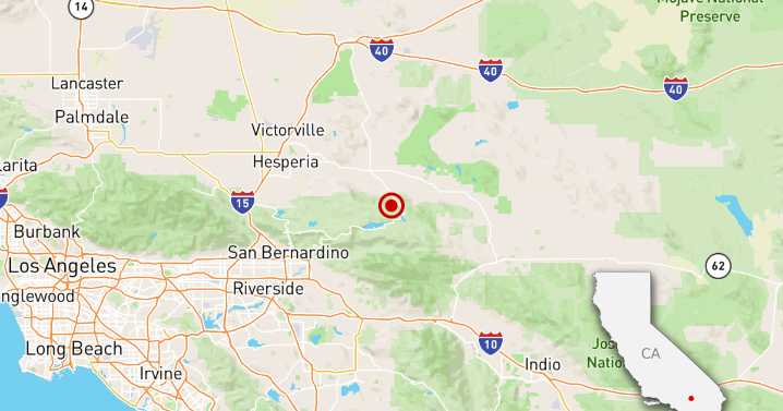 Small earthquake cluster hits near Big Bear Lake in San Bernardino County