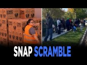 WATCH: Long Lines At Maryland Food Bank As SNAP Funds Just DAYS From Running Out