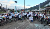 Gran convocatoria en la Cicletada Familiar por el aniversario de Puerto Chacabuco