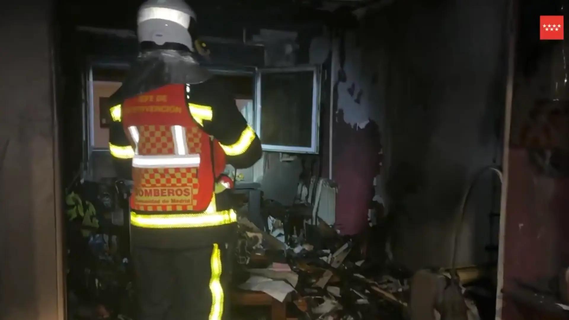 Muere un hombre de 65 años en el incendio de su casa en Collado Villalba