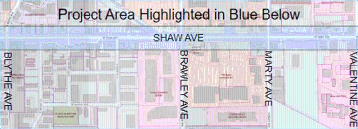 Fresno to Begin Overnight Paving on Shaw Avenue