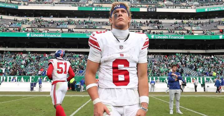 Tom Brady’s Jaxson Dart seal of approval, more ‘things I think’ after Giants loss to Eagles