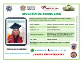 SE SUMA GOBIERNO DE AMECAMECA A BÚSQUEDA DE LA JOVEN ITZEL DESAPARECIDA EN OZUMBA