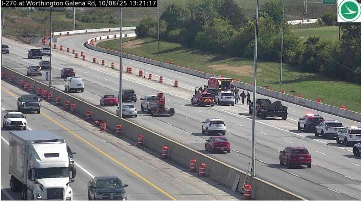 All lanes closed on I-270 East at US Route 23 after shots fired