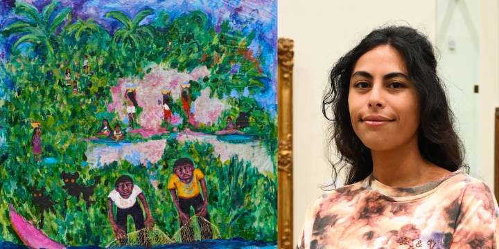 Úrsula Mur Ferro ganó el Concurso Nacional de Pintura del BCRP con una obra sobre la Amazonía