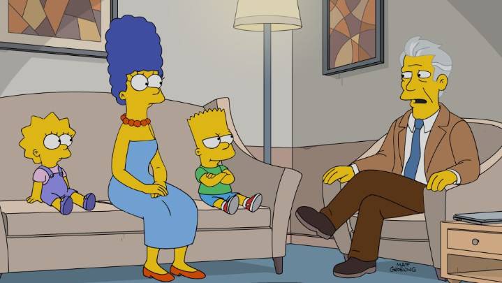 Watch 'The Simpsons' Guest Matthew Modine Diagnose Bart As a 'Psycho'