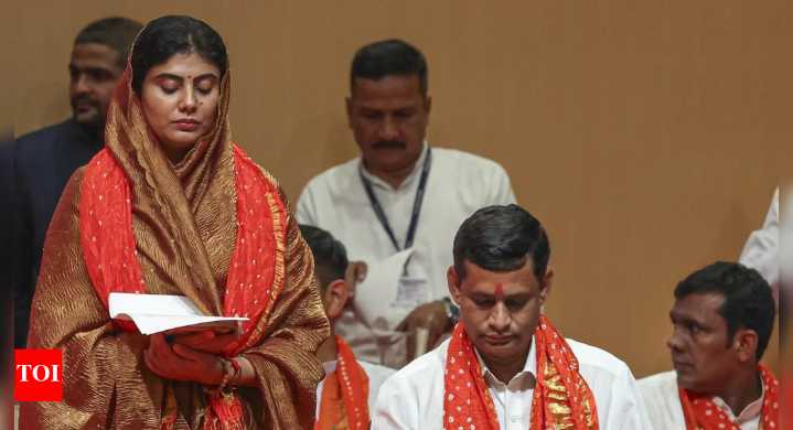 Gujarat cabinet reshuffle: Deputy CM Harsh Sanghavi gets charge of home ministry, Rivaba Ravindrasinh Jadeja becomes MoS