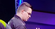 Darts star shows gruesome injury sustained during Michael van Gerwen semi