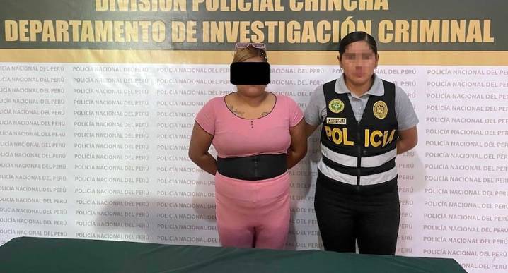 Chincha: Policía interviene a fémina que estaría involucrada en caso de extorsión