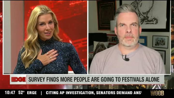 The Edge: New survey shows more people are attending music festivals alone