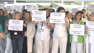 Nueva protesta exige soluciones a problemas en laboratorios del Hospital de Toledo