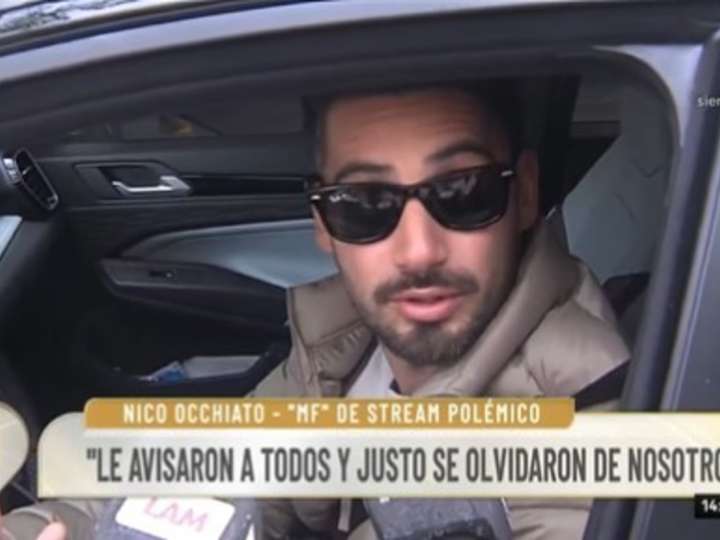 Nicolás Occhiato expresó su malestar y blanqueó por qué no quiere tener vínculo con Migue Granados: "Yo con él no hablo"