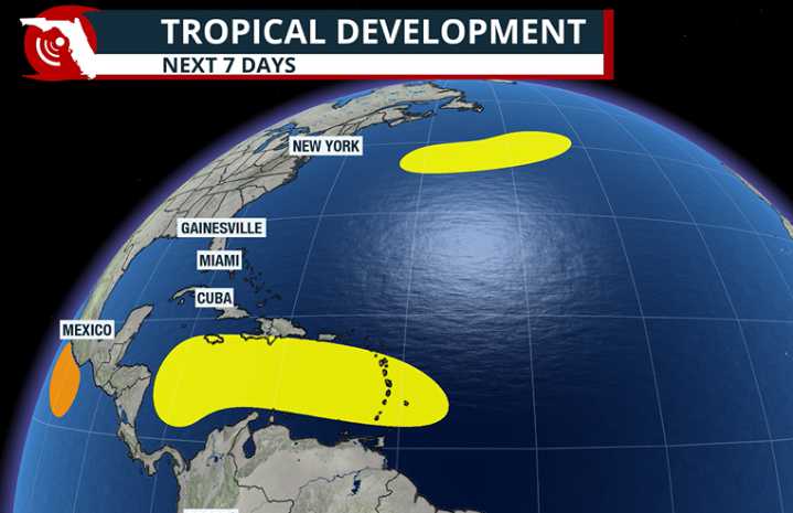 National Hurricane Center highlights two areas to watch in Atlantic basin