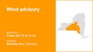 NY weather: New York under a wind advisory Friday and Saturday