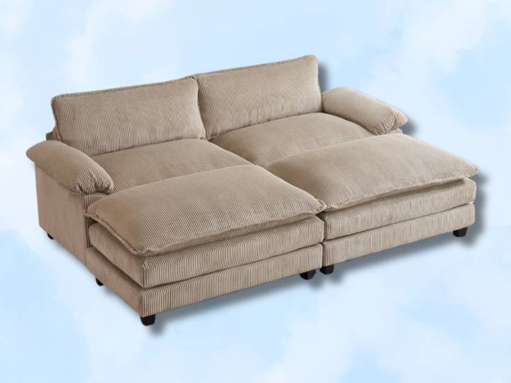 Wayfair Cloud Couch on sale: Latitude Run sectional now over half off