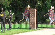 Alguacil de Alabama provoca furia por decoración de Halloween