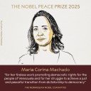 El Premio Nobel de la Paz es para María Corina Machado
