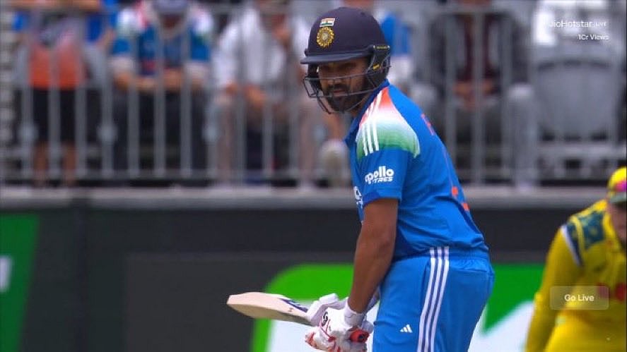 IND vs AUS 1st ODI: Rohit Sharma's Comeback At Perth Ends In Disappointment, Dismissed For 8 Runs By Josh Hazlewood; Video