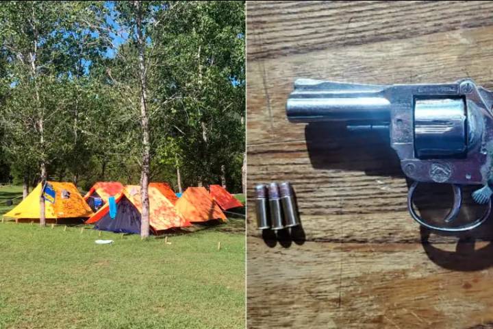 Estudiante secundario llevó un arma a un campamento escolar