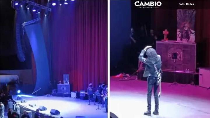 Pantalla colapsa en concierto de El Tri y desata pánico entre los asistentes (VIDEO)  