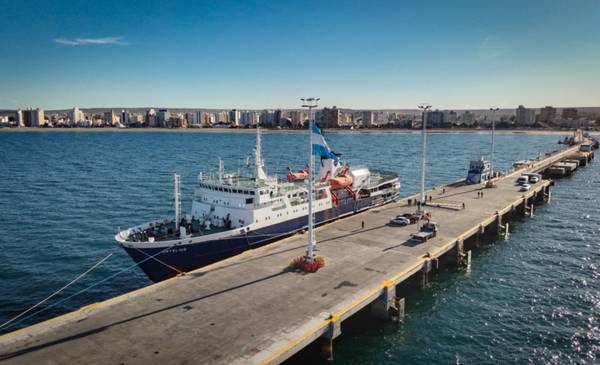El crucero Ortelius hizo su recalada en Puerto Madryn
