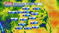 Wind advisories for SW Utah Tuesday afternoon, with increasing shower and storm chances Tuesday evening through Wednesday