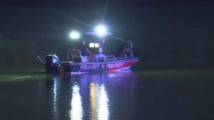 1 dead after vehicle drives into Lake Overholser